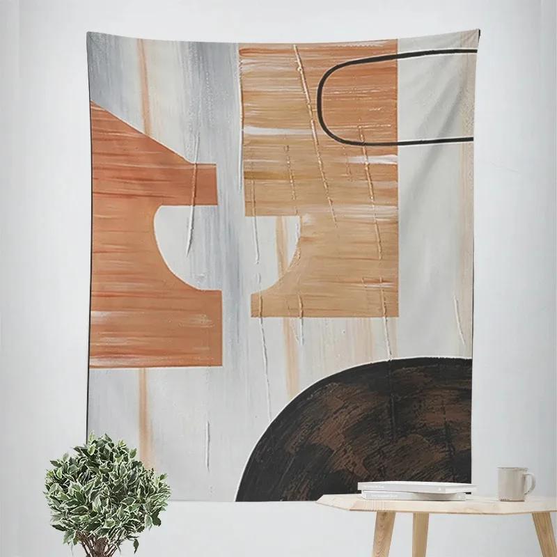 Home Wall Decoration Tapestry Simple Pattern Decoration Hanging Cloth Office Living Room Tapestry