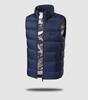 Unisex Intelligent Heated Vest: Cold-Proof, Solid Color, Stand-Up Collar Design