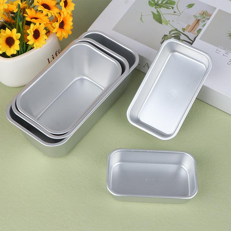 1Pc Square Box Mold Baking Tool Aluminum Alloy Non-Stick Bread Cheese Cake Toast Pan Diy Kitchen Baking Cake Mold