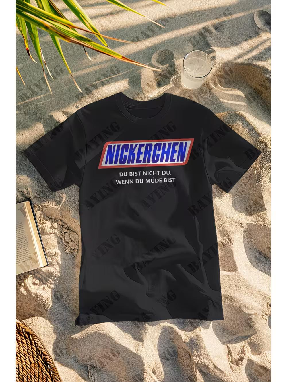 Fun white T-shirt with chocolate bar print- unisex XXL