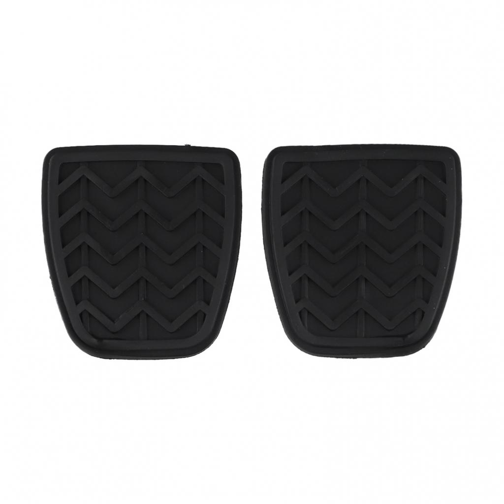 High Strength Rubber Cover for Yaris XP10 Brake Clutch Pedal Foot Pad (2Pcs)