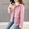 Maglione cardigan da donna Giacca in velluto di visone imitazione Maglioni cardigan lavorati a maglia da donna