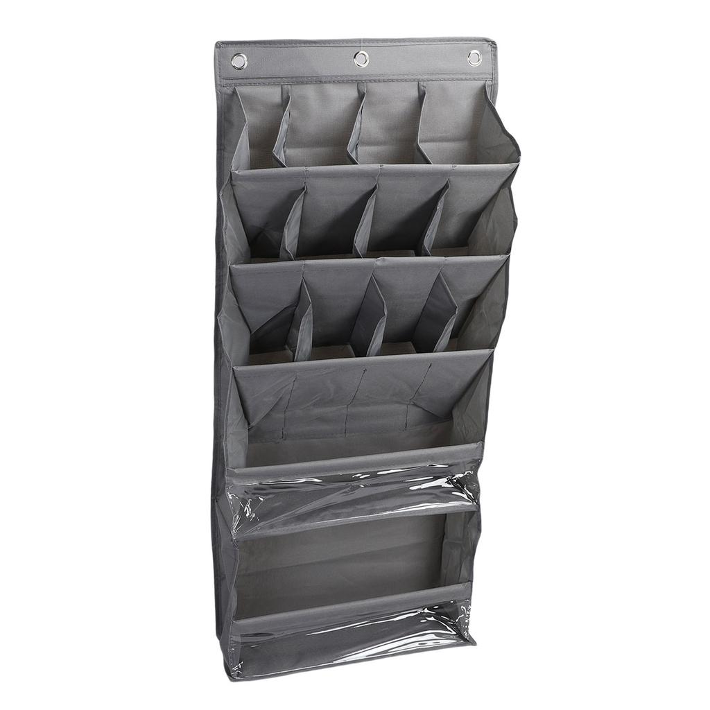 Over The Door Shoe Bag Breathable Space Saving Hanging Storage Holder with Pockets Hanging Shoe Rack for Closet Multi