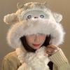Warm Ear Protection Hat Thickened Lei Feng Cap Fashion Animals Beanie Hats  Outdoor
