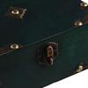 Square Jewelry Storage Case Lockable Lockable Password Box Decoration Wooden Box  Earring Storage