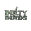 Dirty Birds Diamond Alloy Pendant Necklace - Rock Punk Football Team Men's Jewelry