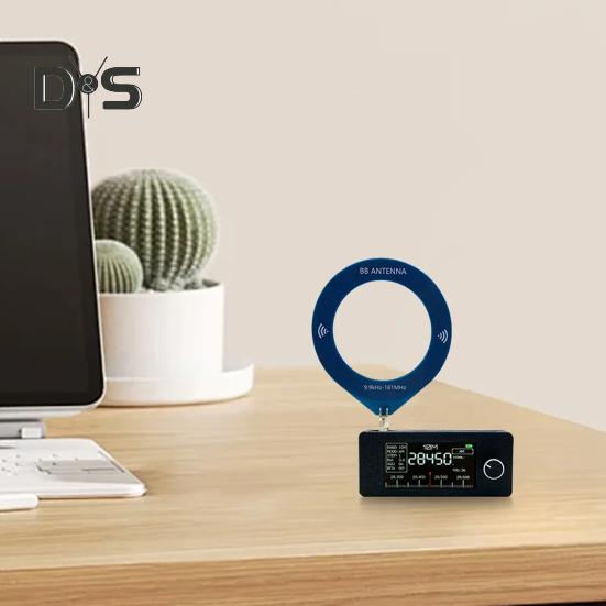 0,5–108 MHz tragbares Mini-Radio, wiederaufladbar, Taschenformat, 1,9-Zoll-IPS-Bildschirm, Allband-Radioempfänger, HF/SW/MW/VHF-Radio