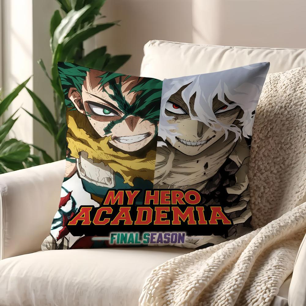 My Hero Academia Anime 8 cushion cover For Pillow Sofa Printing Decoration Room Home Office Coffee Shop Car Nordic Simplicity