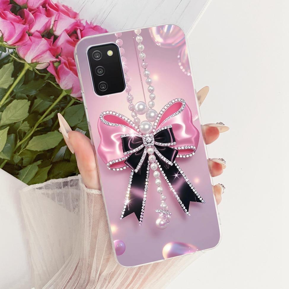 Clear Cover For Samsung A03s Case Cute Fashion Butterfly Funny Painted Casing For Samsung Galaxy A03s SM-A037F SM-A037M SM-A037G