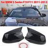 2x Mirror Cover Side Rearview Mirror Cap Cover Shell Sticker for BMW 5 Series F10 F11 520i 523i 525i 528i 530i 535i 550i 11-13