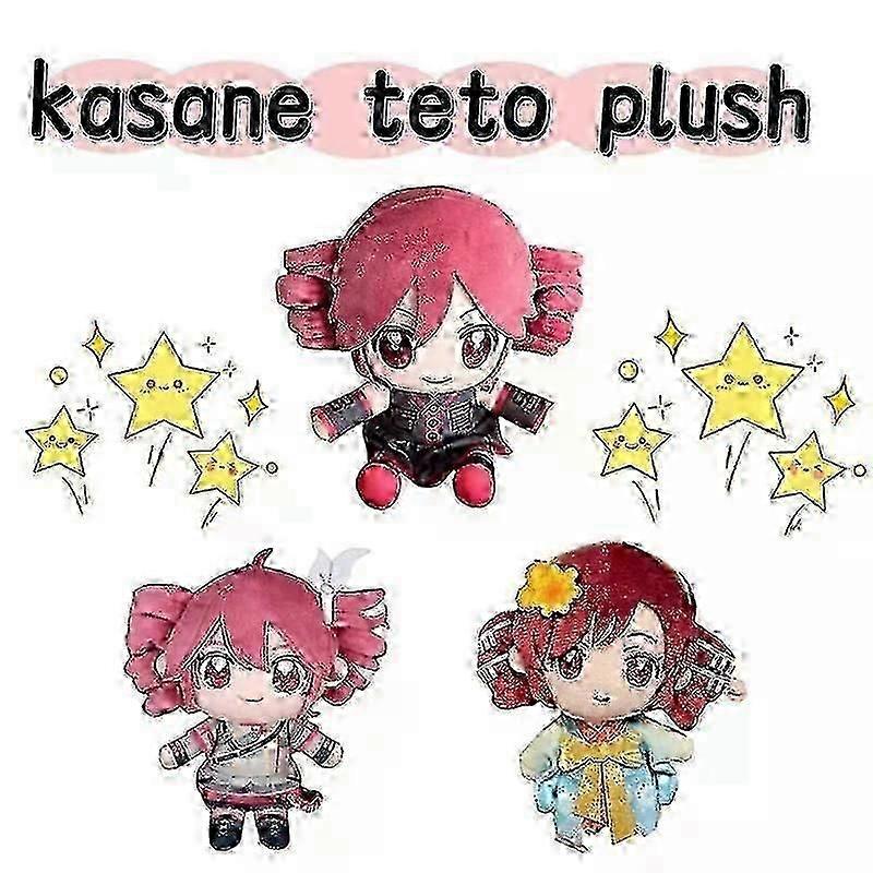 Shibingsheng 20cm Kasane Teto Plüschtier Weiche Puppe Kuscheltiere Figur Anime Cosplay Cartoon Geburtstagsgeschenk Weihnachtsgeschenk Für Fans Mädchen - DSW