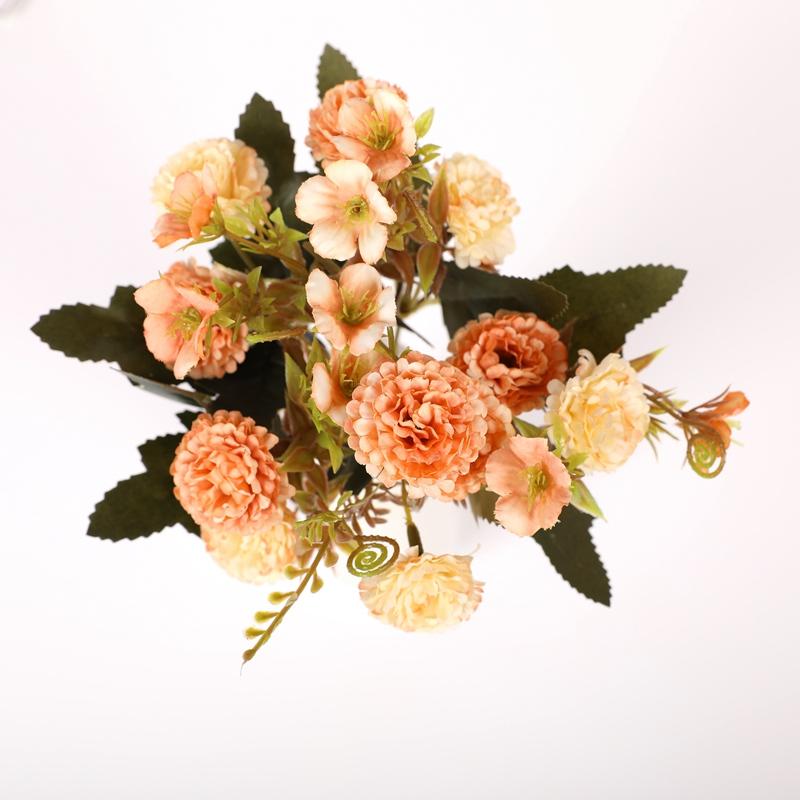 1/ 3 Pieces Flower Head 3Cm Artificial Hydrangea Bouquet Wedding Home Decoration Accessories Diy Box Holding Flowers Arrangement