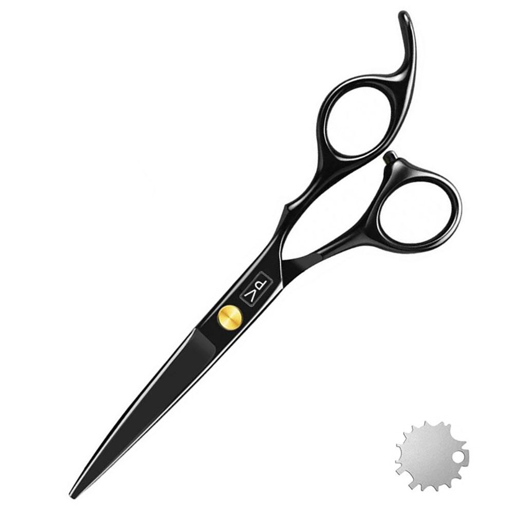 Profesjonalny Zestaw Nożyczek Fryzjerskich Nożyczki do Włosów Salon Fryzjerski Fryzjer Grzebień z Ogonkiem Peleryna do Włosów Grzebień do Strzyżenia Narzędzie do Stylizacji