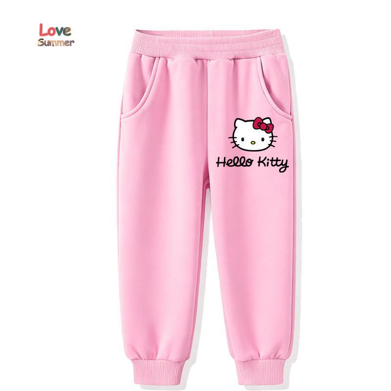 Kitty cat Print T-Shirt 4 to 14 years girls Short-Sleeved back to school Casual Top Suitable for 2026 Summer Spring