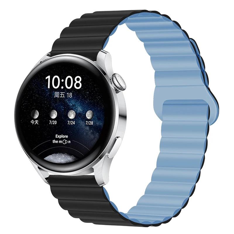 Silicone Strap For Samsung Galaxy watch 6 4 Classic 5 pro 3 Magnetic Loop bracelet HUAWEI GT 2 2e Pro 3 4 20mm 22mm Watch band