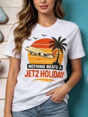 Funny Retro Nothing Beats A Jet2 Holiday Kids T-Shirt Nature Lover Tee Summer Girl Boy Shirt Casual Tops Crewneck Clothing