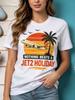 Funny Retro Nothing Beats A Jet2 Holiday Kids T-Shirt Nature Lover Tee Summer Girl Boy Shirt Casual Tops Crewneck Clothing