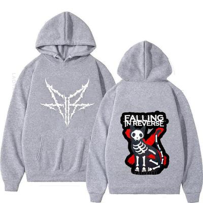 Falling In Reverse Theme Hoodies Men Fashion Long Sleeve Sweatshirts Women Casual Harajuku Streetwear Pullovers Sudaderas