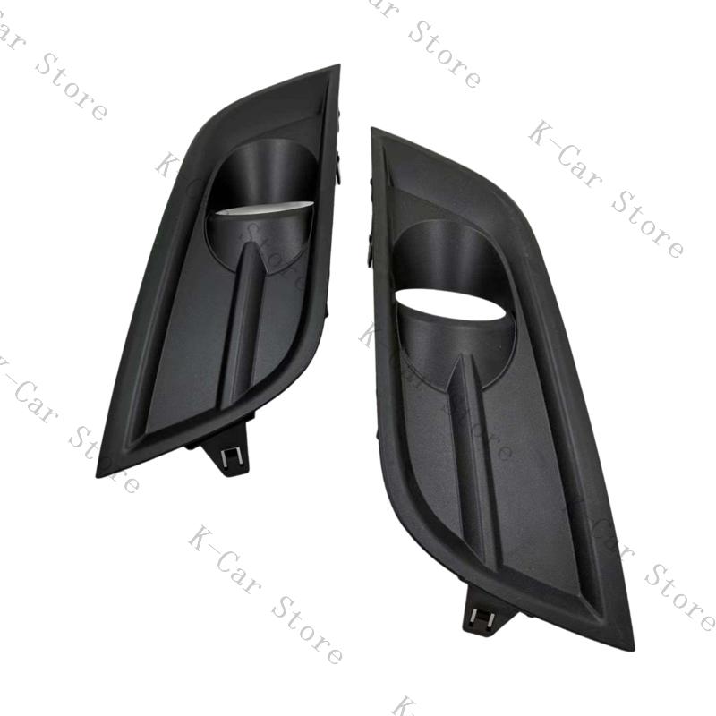 For Renault Koleos 2017 2018 Front Bumper Fog Light Cover Grille Shell Cap Chrome Cover Car Accessories