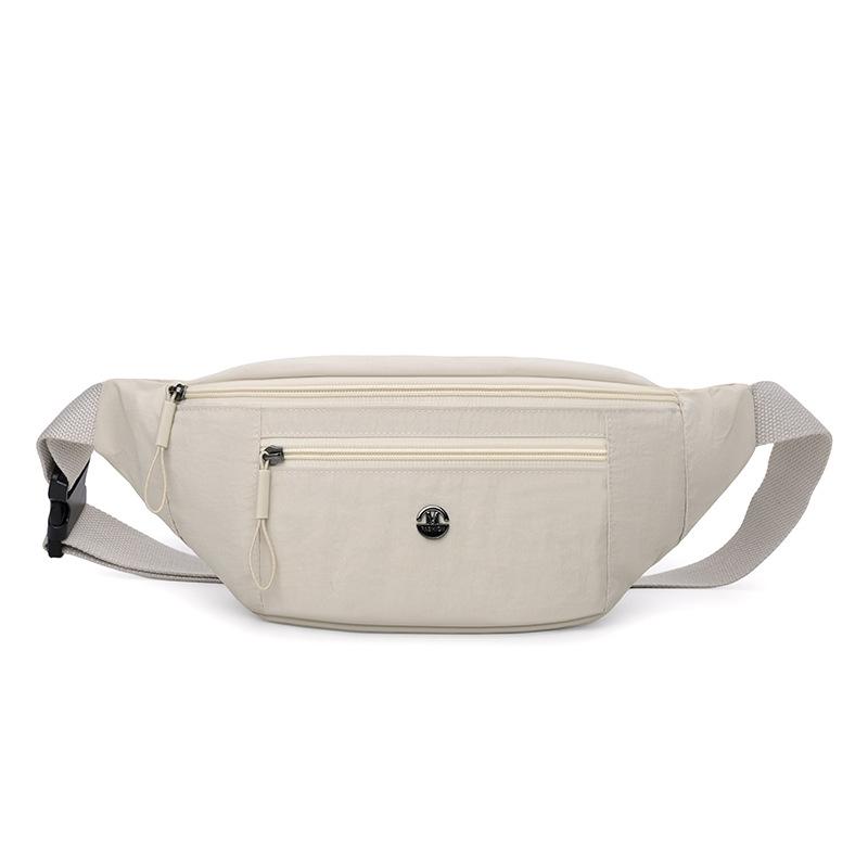 Sports Outgoing Waist Bag Lightweight Solid Color Women's Chest Bag Crossbody Bag