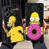 S-simpsons Donut Funda Phone Cover Case for Xiaomi Redmi Note 11 11s 12s 12 Pro 13 Pro Plus 14 7 8 9 10S 9S 10