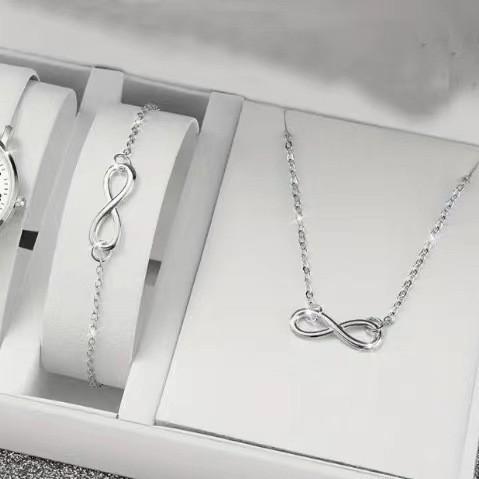 European and American simple jewelry lucky number 8 infinite love bracelet women's classic popular jewelry