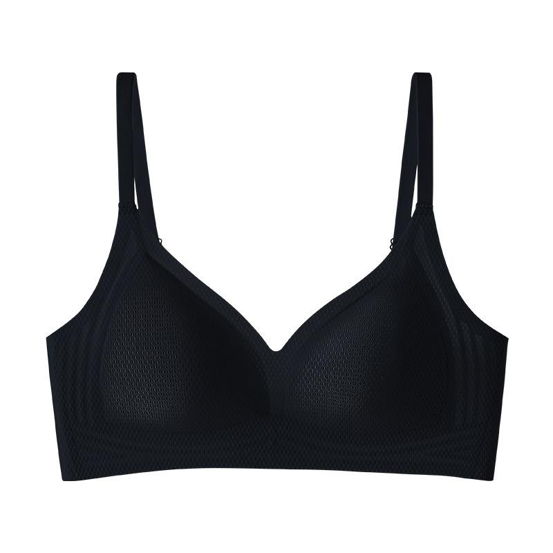 Women Summer Seamless Gathered Anti Sagging Breathable Comfortable Bra
