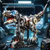Tyrannosaurus Rex & Whale Shark Building Blocks - Large Jurassic Dinosaur Toy Model