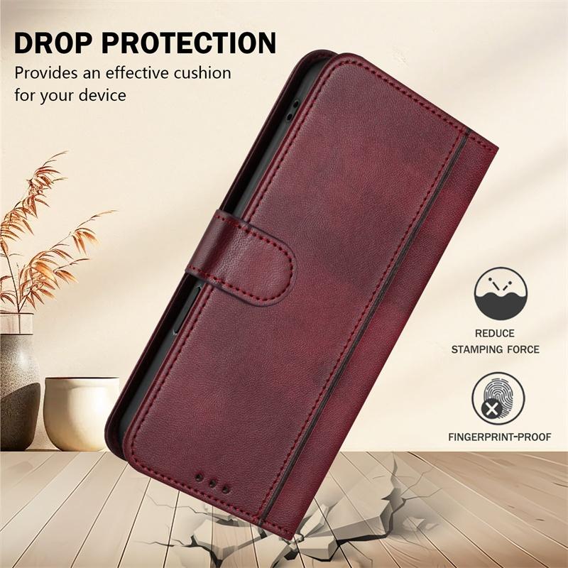 Casing For Tcl 40 XL 50 XE Pro NxtPaper 40T 60R T608DL 503 P10 Lively Jitterbug Smart4 5G Leather Wallet Pocket Card Slots Flip Case Cover