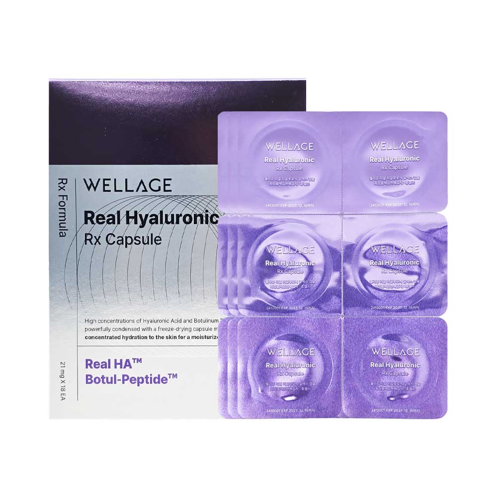 WELLAGE Season 4 Real Hyaluronic RX Freeze-Dried Capsules (18 servings) Real Hyaluronic RX Capsules 18 servings