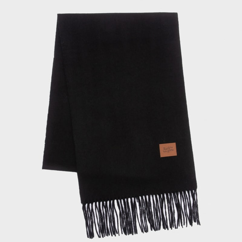 RECLOW 100% Cashmere Muffler Black