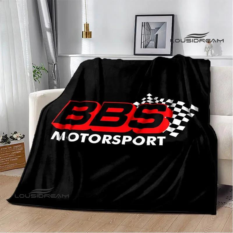3D BBS racer Retro bedrukt dekens picknickdekens Flanellen deken Zacht en comfortabel dekentje Huis beddengoed Verjaardagscadeau