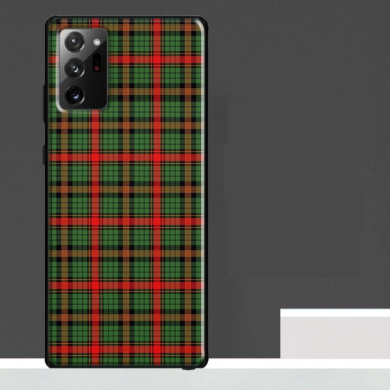 Scottish Plaid Warm Plaid Case For Samsung Galaxy S25 S24 S23 Ultra S9 S10 S20 S21 S22 Plus S23 FE S25 FE Phone Cover