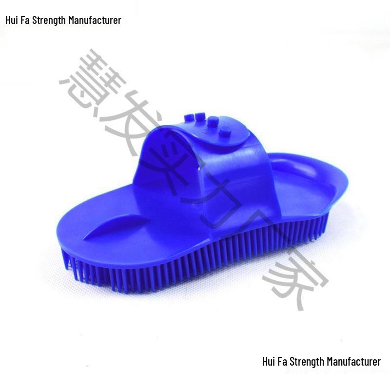 Equestrian Grooming Comb: Multi-Functional Horse Cleaning & Massage Brush Other