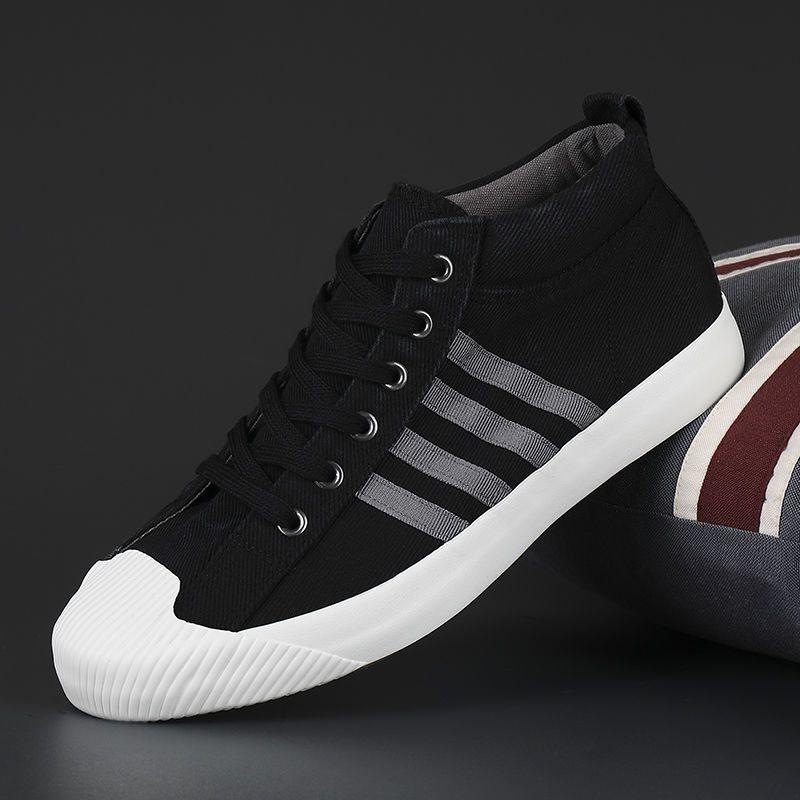 Men's shoes are breathable in , lazy canvas trendy shoes, casual board shoes, versatile men's work cloth shoes