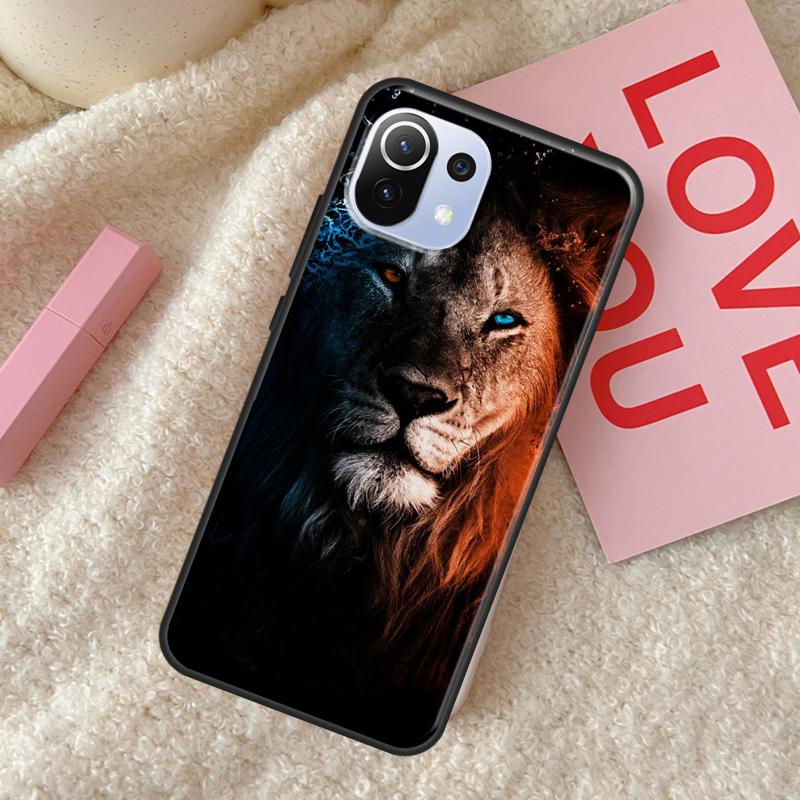 King of jungle Lion Case For POCO X5 X3 X4 F5 Pro F3 F4 GT C40 M5s Phone Cover For Xiaomi 13 11T 12T Pro 12 Lite