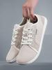 Men's Shoes and Sports Shoes Wide Toe Barefoot Casual Plus Size Wide Last Fashionable Canvas Black Flat Bottomed Board Shoes