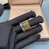 Four-leaf Clover Kaleidoscope Ring Women's Silver with Diamonds Flower Ring 18k Rose Gold Men and Women Couple Ring Tide