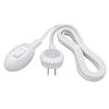 ELPA WTS-500B(W) Handheld Switch, Nursing Care, 5m 125V 15A Extension Cord with Door, Egg Shape
