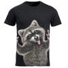 3d Print Funny Animal Raccoon T-Shirt for Men Summer Casual Short Sleeve T Shirt Streetwear Men's Oversized Crew Neck Tee Shirt