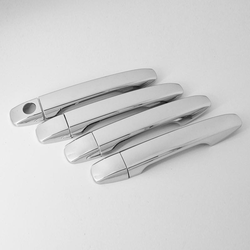 Glossy chrome silver car auto Side Door Handle Cover Trim For Toyota Mark X X130 2010-2016 2011 2012 2013 2014 2015
