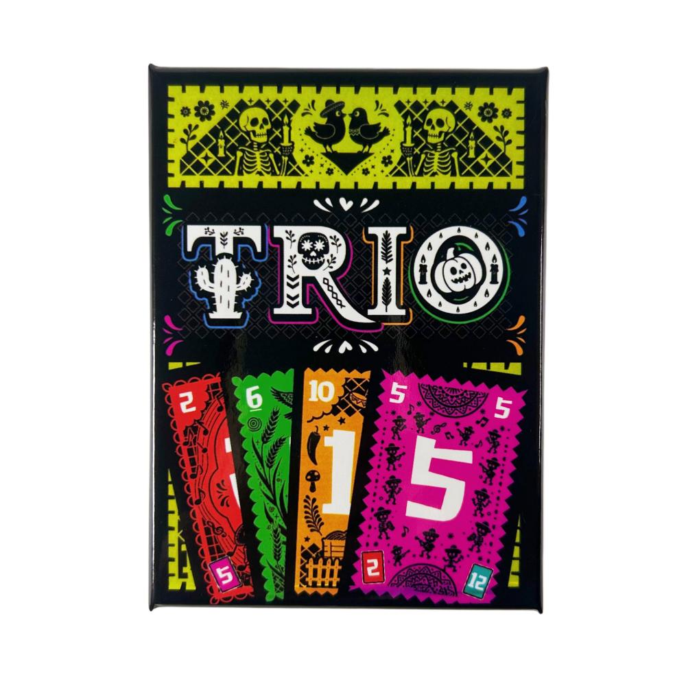 1 Box Strategic Card Board Game TRIO Card Game Fun Games 3-6 Players Board Game Deck For Christmas and Halloween
