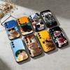 Cute Cool Sunglasses Cat  Phone Case For Samsung Galaxy A91,80,73,72 ,71,53,52,32 ,31,22,21s,20,Soft Black Case