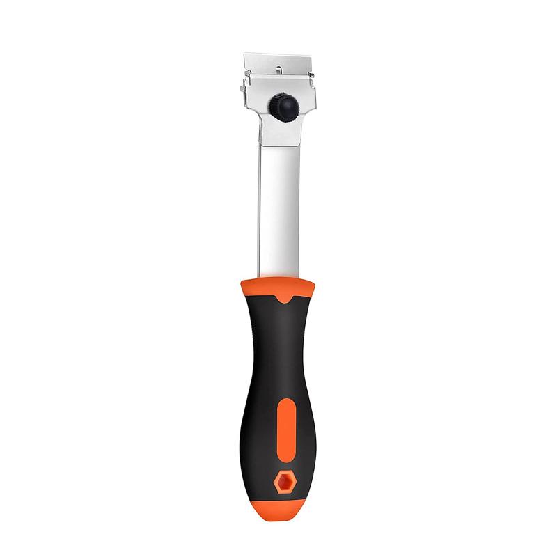 Multi-Purpose Long Handle Scraper With Blades Adhesive Remover Cleaning Scraper for Removing Glue Decal Car Window Glass Scraper