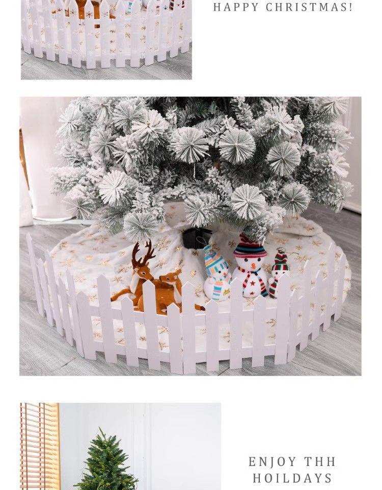 Off-whitehollow Fence Tree Guardrail Scene ArrangementProps