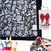 Customizable Throw for Art Projects DIY Coloring Blanket with 24 Markers, Color Your Own Blanket, 59" X Creative Arts And Crafts Toddlers 45"