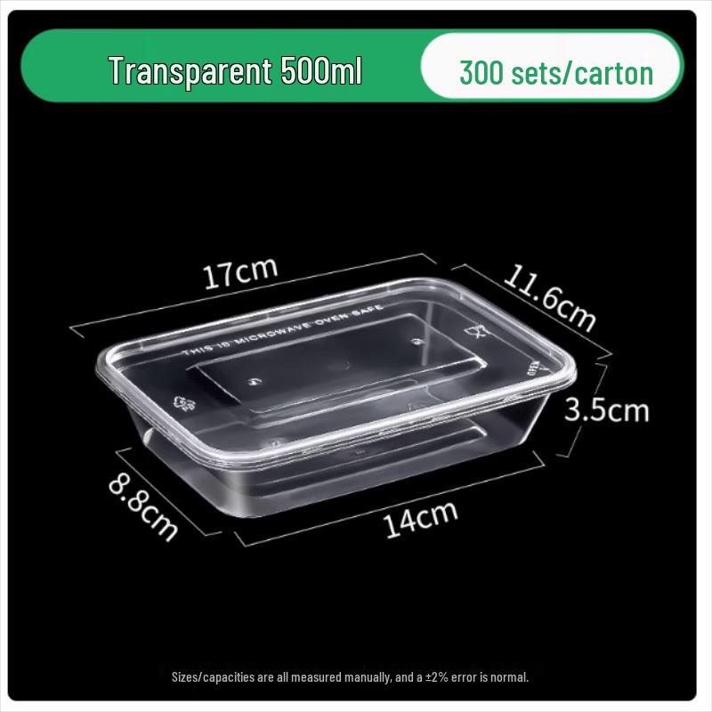 Eco-Friendly Rectangular Takeout Container