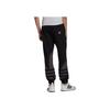 Adidas Originals Trefoil Logo Print Casual Cuffed Sports Pants Men Bottoms Black HG6454