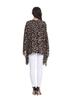Plus Size Chiffon Batwing Shirt for Women – European & American Style, Extra Large 