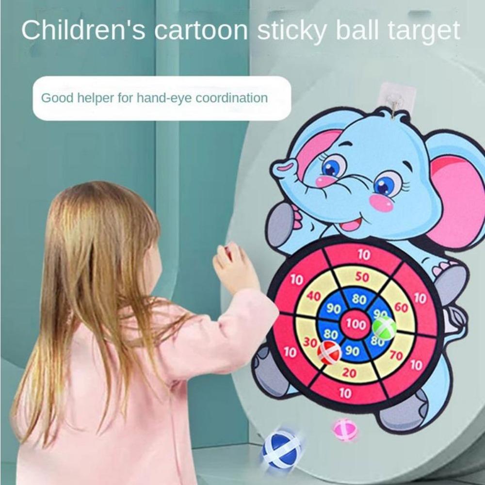 1 Satz klebrige Bälle Brettsportspiele Indoor-Spielzeug Kinder Schießsport Dartscheibe Kreatives Werfen Outdoor Kind Saugnapf Ball Spielzeug